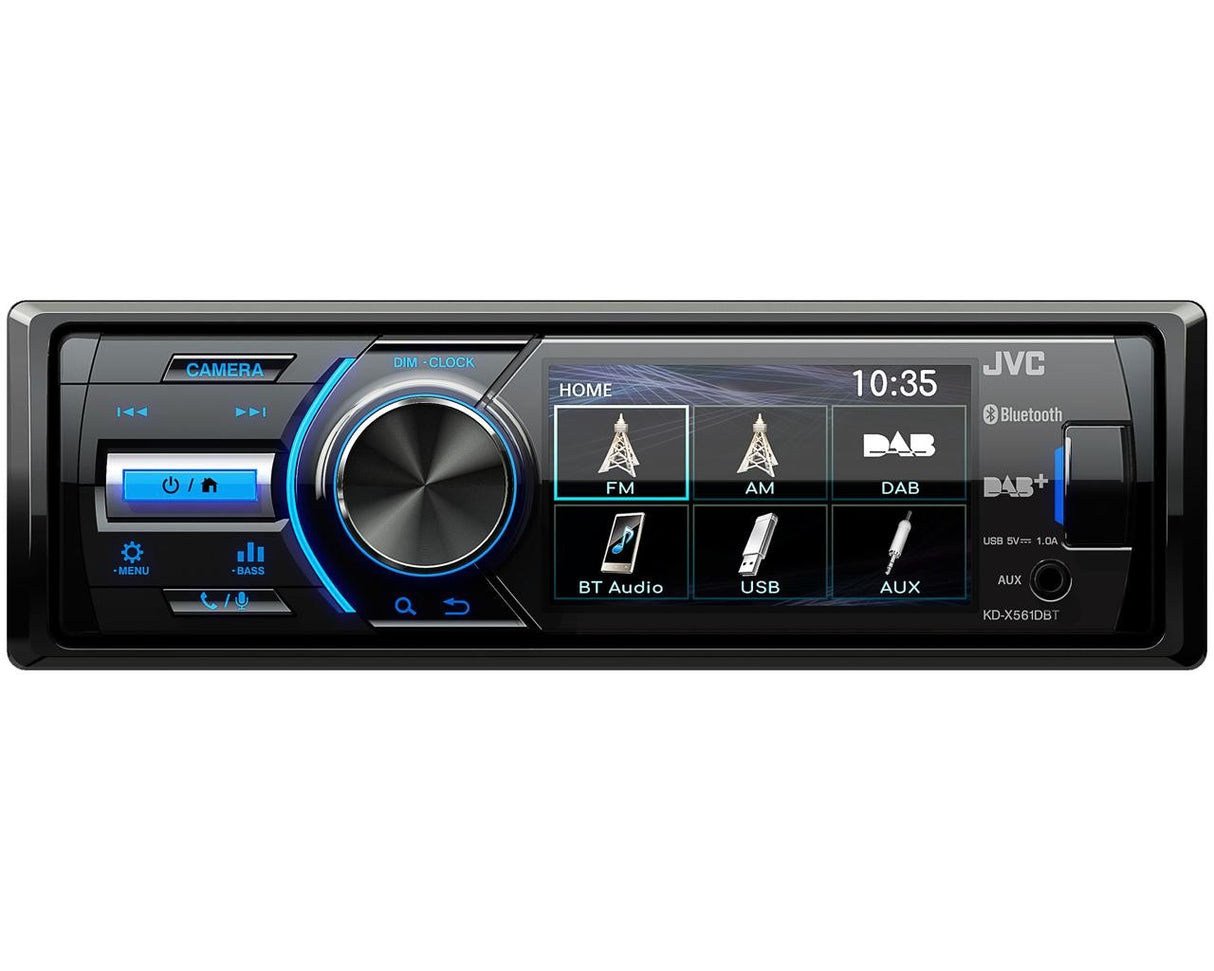 JVC KD-X561DBT autoradio 1 DIN con schermo 3", radio DAB, bluetooth - 1 - Techsoundsystem.com