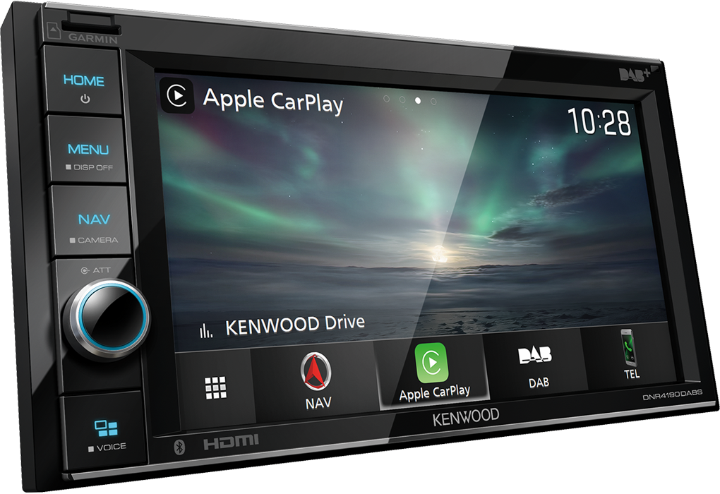 Kenwood DNR4190DABS autoradio DAB+ con GPS, Apple carplay, Spotify, Bluetooth, HDMI - TechSoundSystem.com