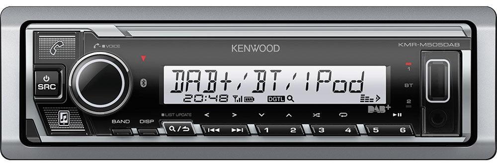 Kenwood KMR-M505DAB autoradio MARINO, DAB, USB e Bluetooth - TechSoundSystem.com