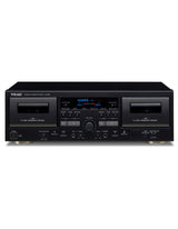 TEAC W-1200 BLACK doppio registratore a cassette, mixaggio microfonico, uscita digitale USB - TechSoundSystem.com