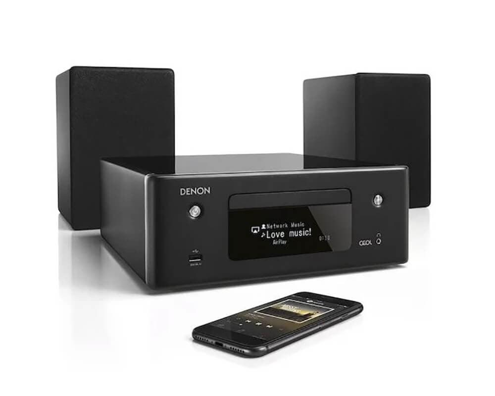 Denon CEOL N10 Network HiFi system con Alexa NERO Mini Hifi RCD-N10+SC-N10 *GAR.ITALIA* - TechSoundSystem.com