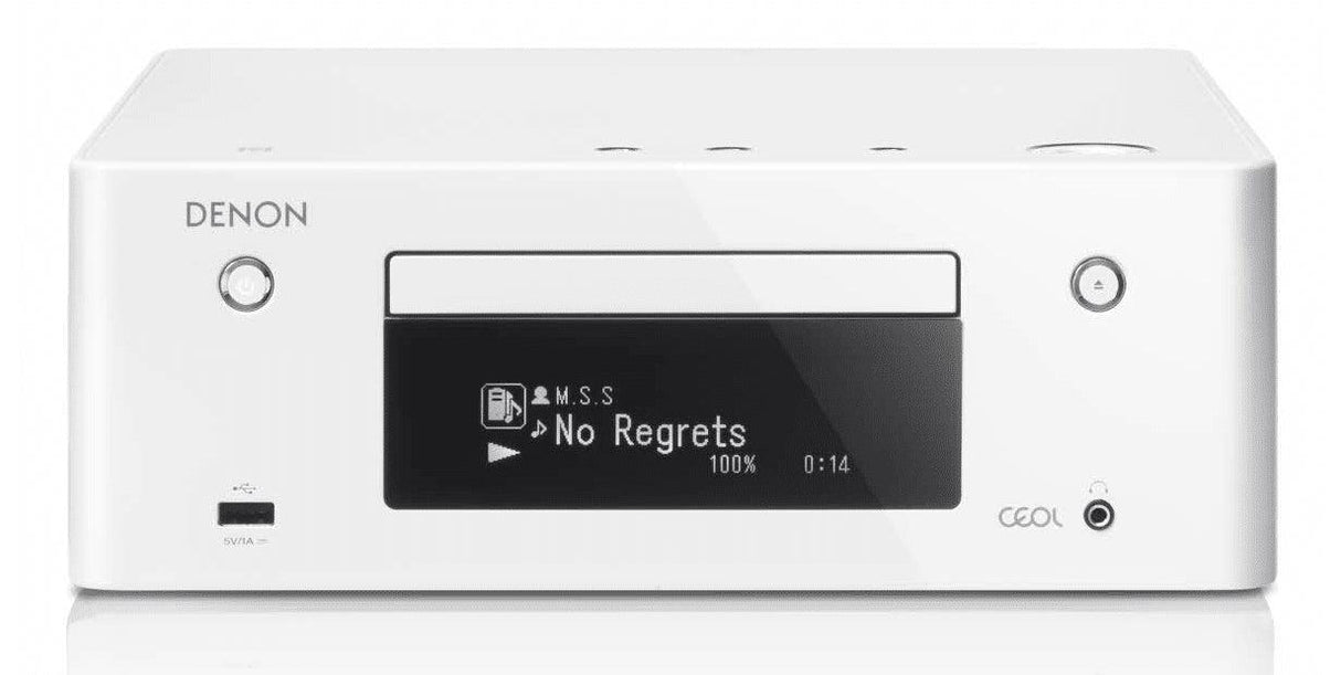 Denon CEOL N10 Network HiFi system con Alexa BIANCO Mini Hifi RCD-N10+SC-N10 *GAR.ITALIA* - TechSoundSystem.com