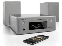 Denon CEOL N10 sintoamplificatore GRIGIO Mini Hifi NETWORK AUDIO RCD-N10+SC-N10 - TechSoundSystem.com