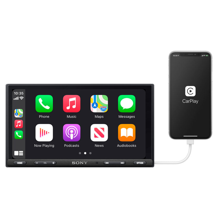 Sony XAV-AX3250ANT autoradio 2 DIN con Car Play, Android Auto e Weblink 2.0 e mirrolink - TechSoundSystem.com