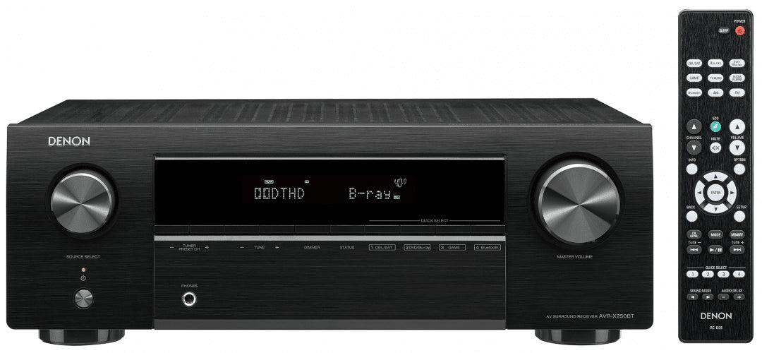 Denon AVR-X550BT sintoamplificatore 5.2 canali 130W Full 4K Ultra HD Bluetooth HDR - TechSoundSystem.com