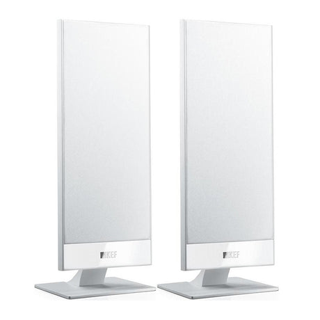 KEF T101 WHITE Diffusori 2 vie da parete o stand woofer 115 mm, tweeter 25 mm (COPPIA) - TechSoundSystem.com