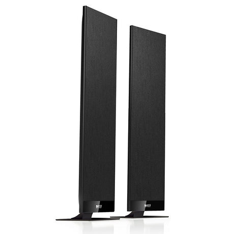 KEF T301 BLACK Diffusori da parete o stand per Home cinema 2 vie e Mezza 150W (COPPIA) - TechSoundSystem.com