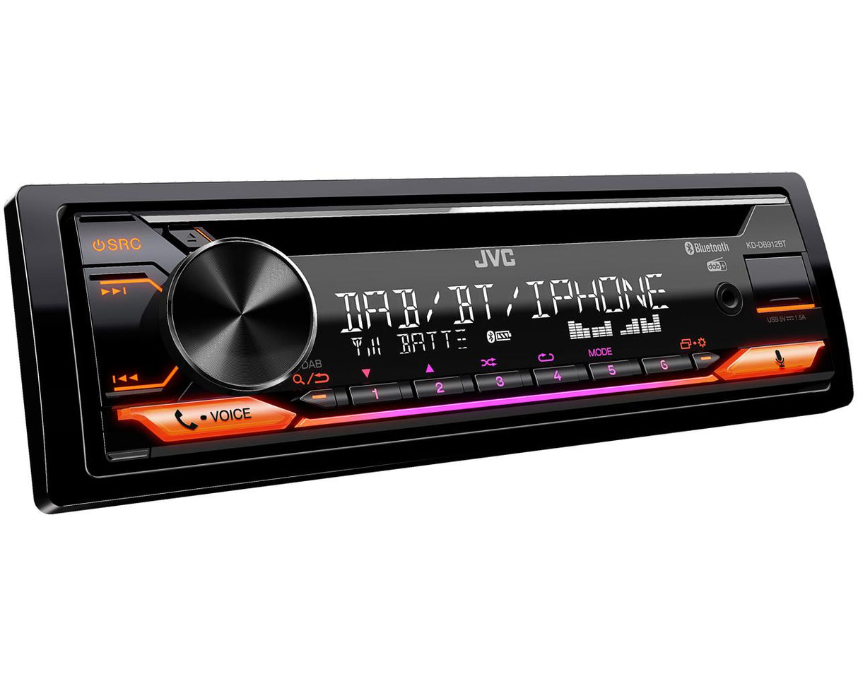 JVC KD-DB912BT Autoradio 1 DIn con lettore CD, Alexa, Bluetooth, DAB+ - TechSoundSystem.com