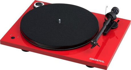 PRO-JECT Essential III SB Giradirschi audiophile Speed Box testina Ortofon, ROSSO - TechSoundSystem.com