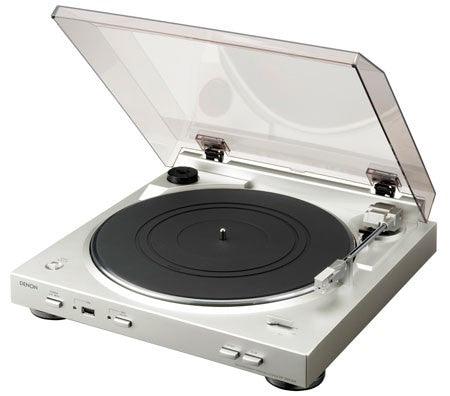 DENON DP-200USB Giradischi automatico con USB, trasforma tracce in MP3! SILVER - GAR. ITALIA - TechSoundSystem.com