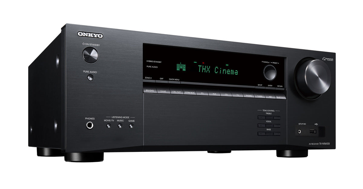 Onkyo TX-NR6100 Sintoamplificatore AV 7.2 canali certificato THX Select Servizi streaming integrati - TechSoundSystem.com