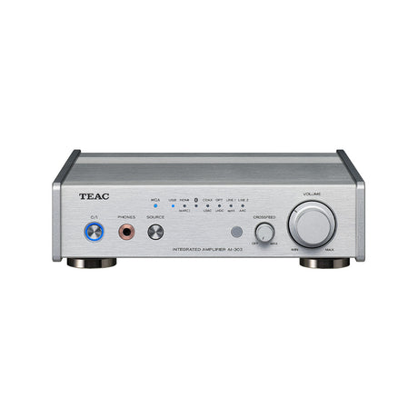 TEAC AI-303 SILVER Amplificatore con DAC, aptX™ HD e un ingresso audio USB