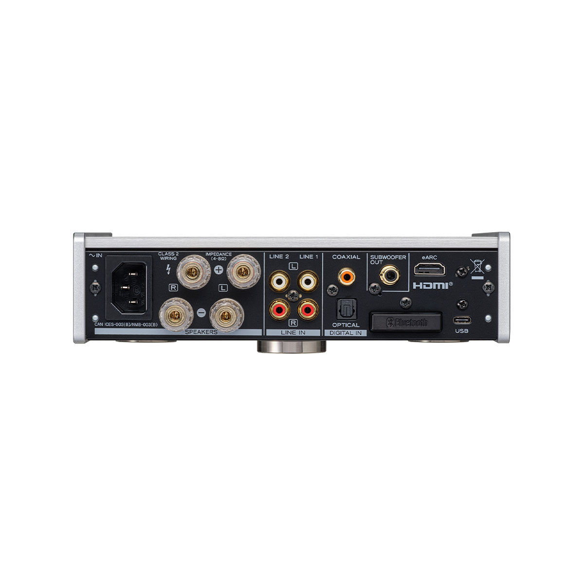 TEAC AI-303 SILVER Amplificatore con DAC, aptX™ HD e un ingresso audio USB, Hi-Res DSD256 e PCM 384/32 - TechSoundSystem.com