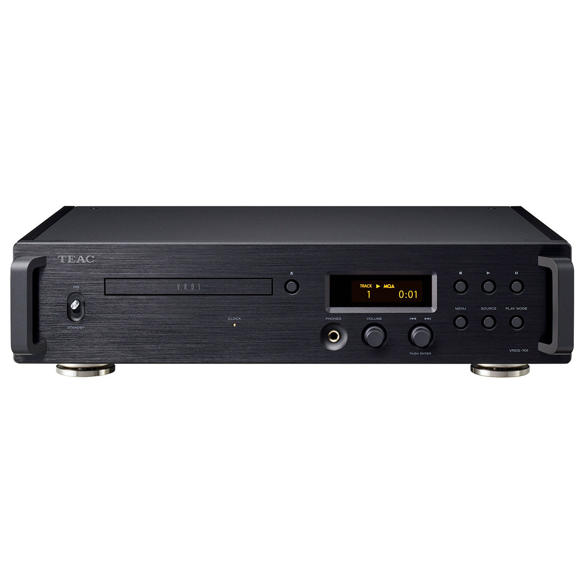 TEAC VRDS-701 BLACK Lettore CD con DAC e meccanismo VRDS, decodifica MQA - TechSoundSystem.com