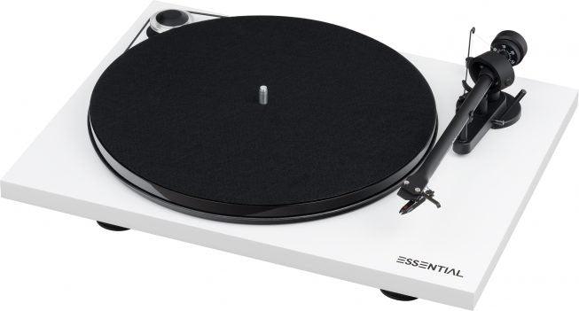 PRO-JECT Essential III PHONO Giradischi hifi con stadio phono, BIANCO - TechSoundSystem.com