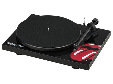 PRO-JECT Rolling Stones Recordplayer giradischi con braccio da 8.6'', NERO - TechSoundSystem.com