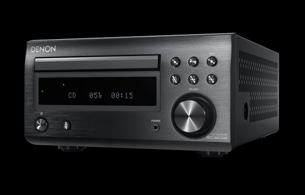 DENON D-M41DAB Sistema Micro HiFi con sintoamplificatore RCD-M41DAB + diffusori SC-M41, NERO/NERO