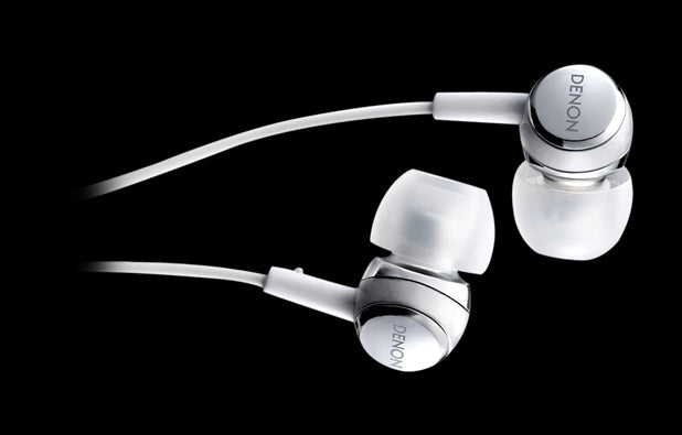 DENON AH-C260 Cuffia stereo In-Ear con ottimizzatore acustico, SILVER - TechSoundSystem.com