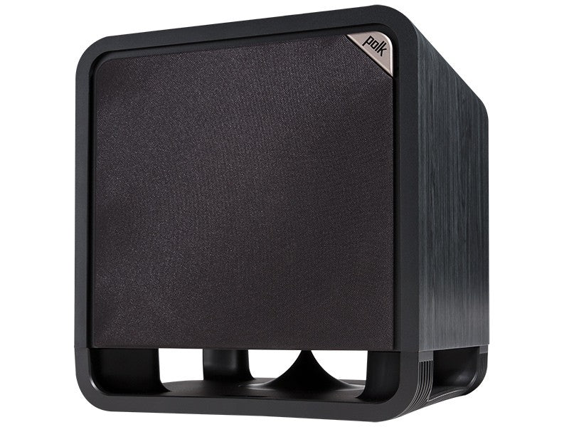 POLK AUDIO HTS 10 BLACK Subwoofer attivo con bass reflex a pavimento Power Port