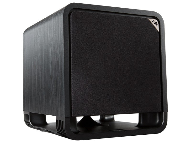 POLK AUDIO HTS 10 BLACK Subwoofer attivo con bass reflex a pavimento Power Port