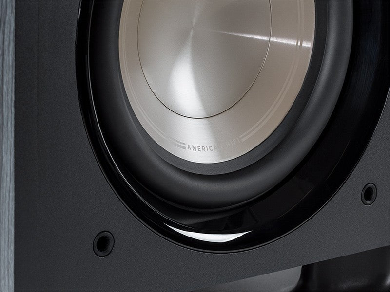 POLK AUDIO HTS 10 BLACK Subwoofer attivo con bass reflex a pavimento Power Port