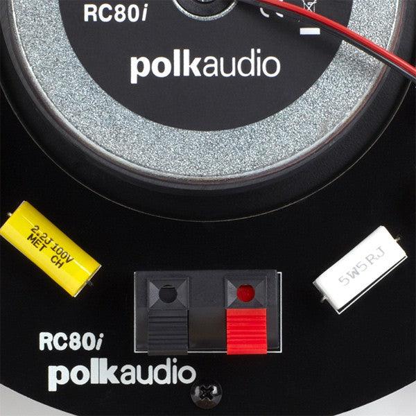 POLK AUDIO RC80i Diffusori a 2 vie coassiali da incasso, COPPIA - TechSoundSystem.com