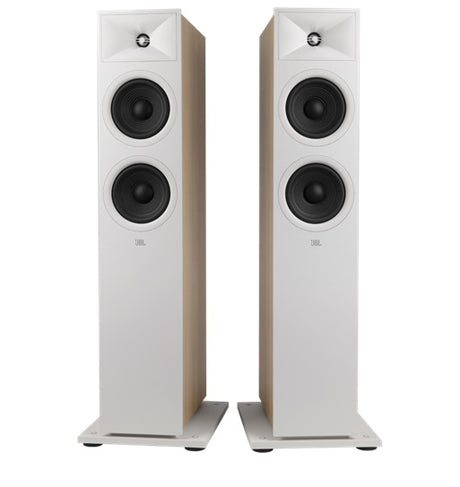 JBL 260F Stage 2 Oak White Diffusori da pavimento a 2,5 vie in bass reflex 225W, sistema Next Generation HDI