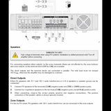 Master Audio MV8300CA-BT Amplificatore mixer PA a 100V 6 zone con Bluetooth, Mp3 USB - TechSoundSystem.com