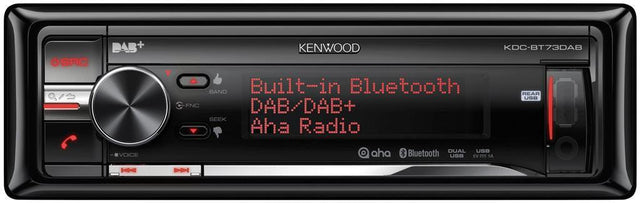 Kenwood KDC-BT73DAB Autoradio CD/USB con tuner DAB e DAB+ e vivavoce BT integrati - TechSoundSystem.com