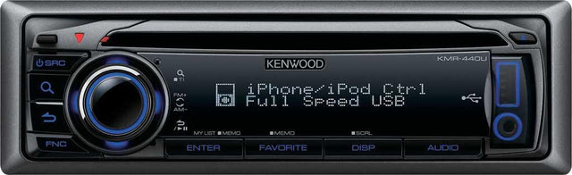 Kenwood KMR-M440U Autoradio MARINO 1 DIN Sintolettore controllo iPod - TechSoundSystem.com