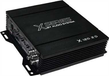 Audio System X120.2D Amplificatore 2 canali 2/4 ohm 400W - TechSoundSystem.com