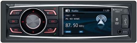 Phonocar VM051 autoradio 1 Din schermo 3'' e CD-DVD-USB-SD Bluetooth - TechSoundSystem.com