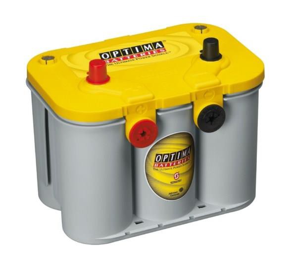 OPTIMA YTU-4.2 BATTERIA YELLOW TOP 12V 55Ah AGM per HI-FI - TechSoundSystem.com