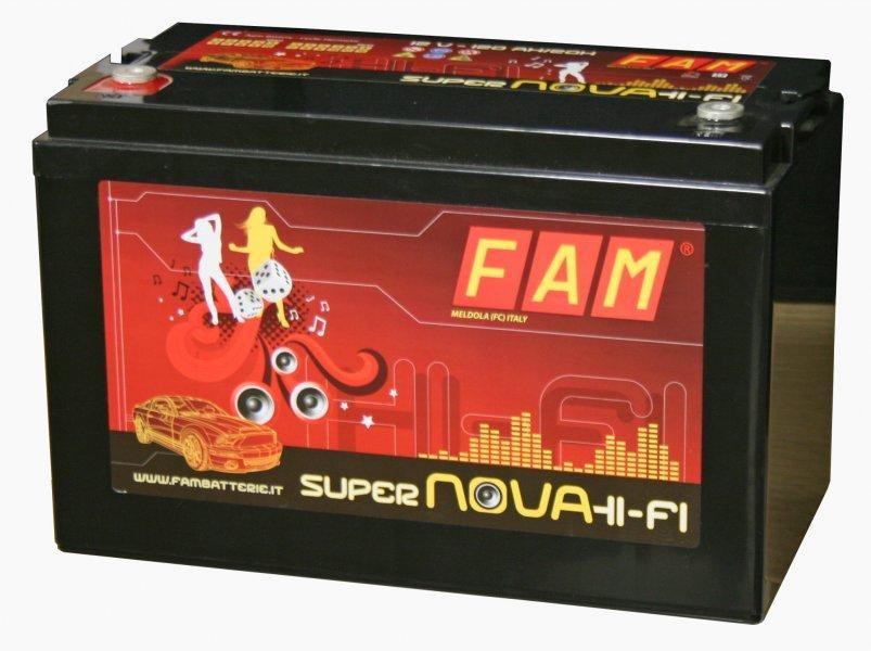 Batteria FAM 140 SuperNova 140Ah HI-FI SPL, 2100A - TechSoundSystem.com