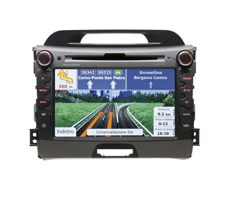 MACROM M-OF7040 Autoradio per Kia Sportage dal 2010 al 2017 con GPS e bluetooth - TechSoundSystem.com