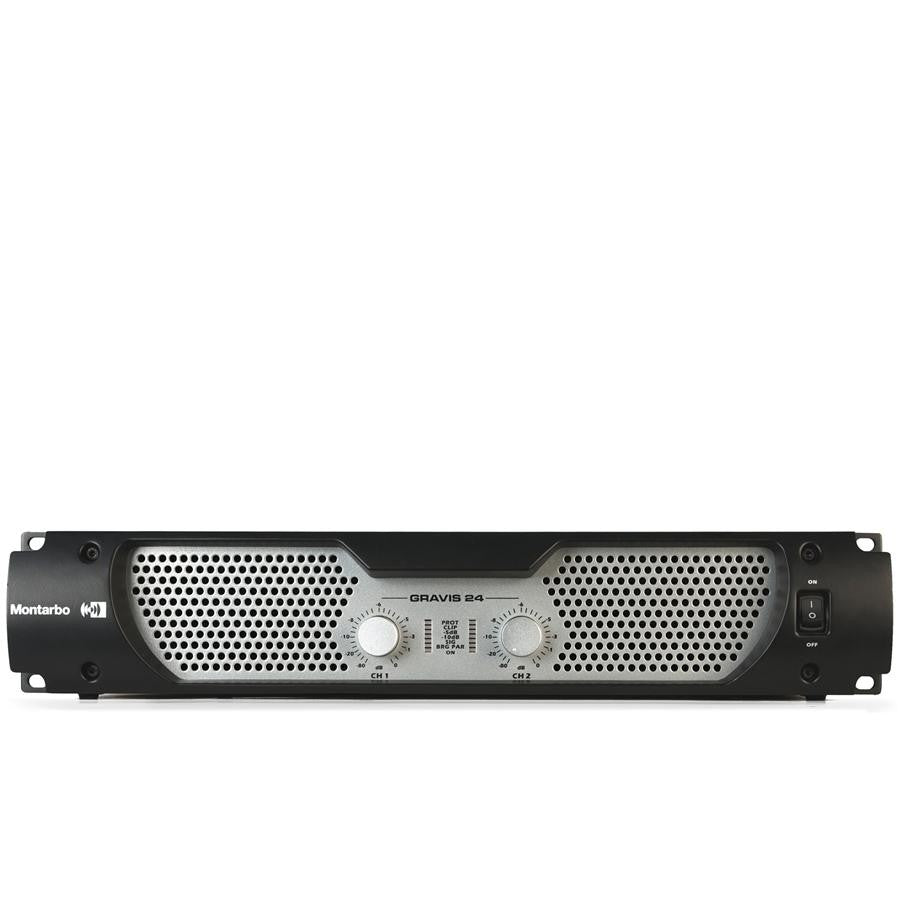 MONTARBO GRAVIS24 Amplificatore SMPS 2450W 2U, 2 x 1000W 2 Ohm variabile - TechSoundSystem.com