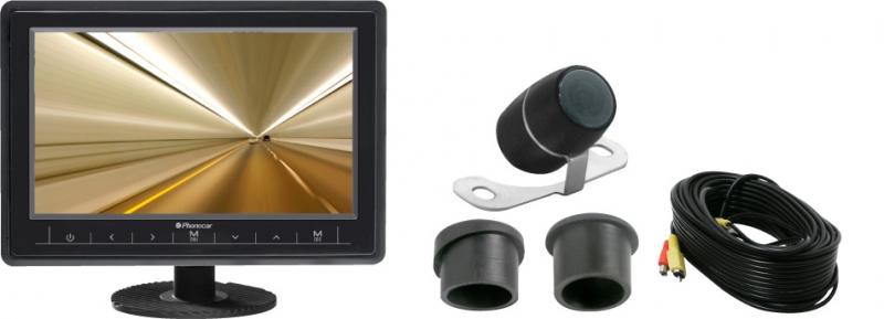 Phonocar VM162 Kit Monitor + Retro Camera TFT/LCD 7'' - TechSoundSystem.com