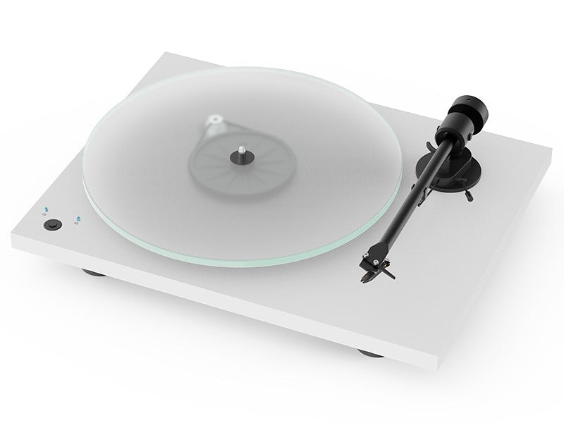 Pro-ject T1 PHONO SB giradischi hifi testina Ortofon OM5E stadio Phono MM, BIANCO