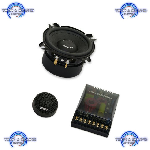 GLADEN ZERO 100 altoparlanti 2 vie, midrange da 100 mm, 2x 120/80 Watt, impedenza 3 Ohm - TechSoundSystem.com