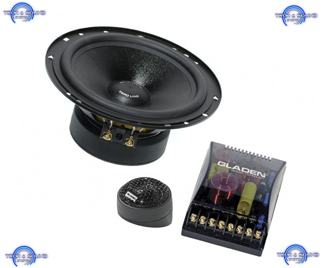 GLADEN ZERO 165 altoparlanti 2 vie, woofer da 165 mm, 2x 150/100 Watt, impedenza 3 Ohm - TechSoundSystem.com