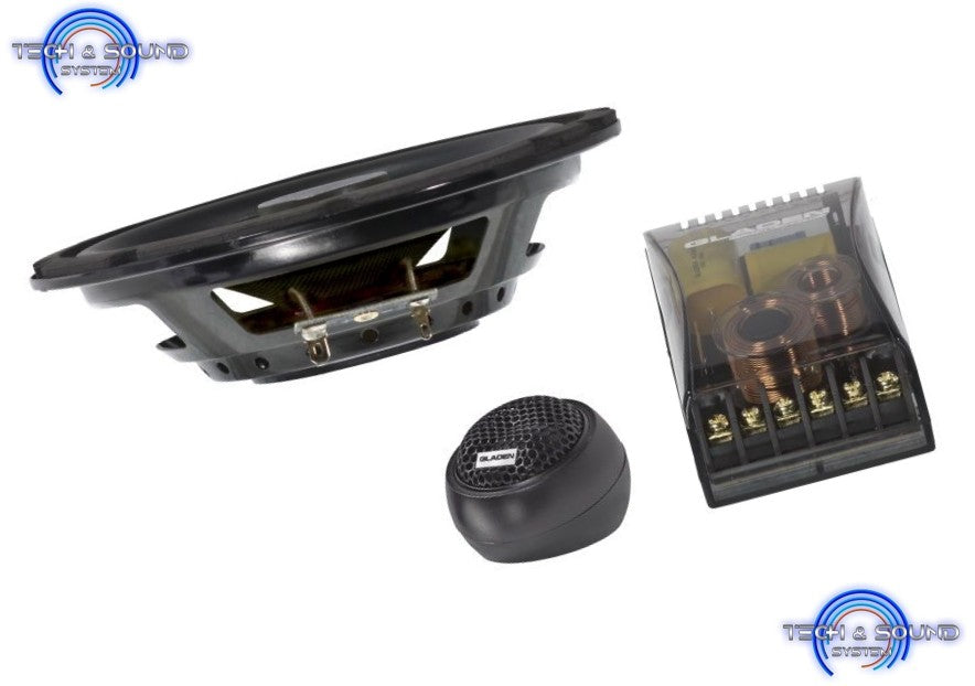 GLADEN RS 165 SLIM altoparlanti 2 vie, woofer 165 mm, 2x 120/80W, 3 Ohm - TechSoundSystem.com