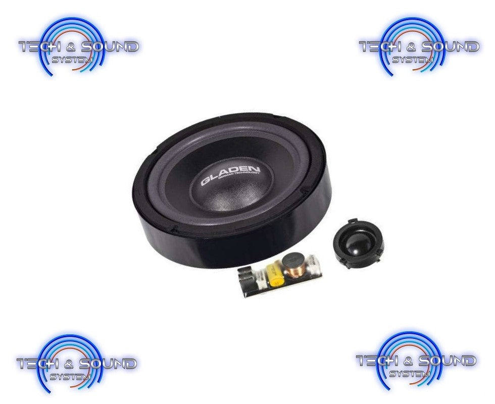 GLADEN ONE 200 T5 G3 altoparlanti per auto 2 vie per VW T5 Bus Woofer da 200 mm, 2 x 150/100W - TechSoundSystem.com