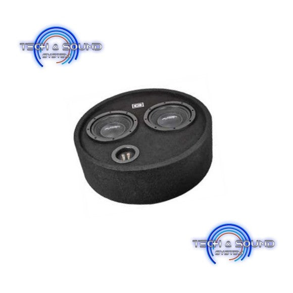 GLADEN RS 08 RB DUAL Subwoofer in cassa 600/400 Watt 4 Ohm, dimensioni 500x200 mm circa (RS08RBDUAL) - TechSoundSystem.com