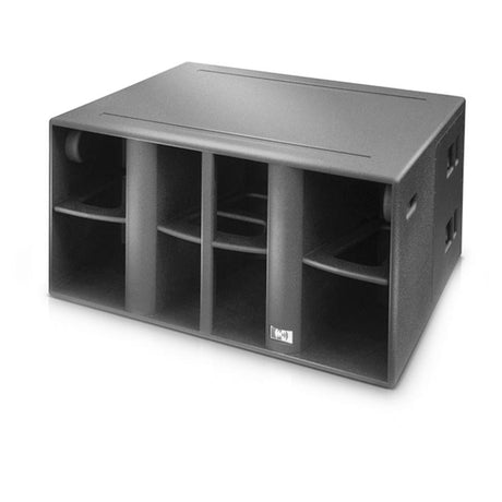 MONTARBO MOL1818A Subwoofer 2x 18" SubOne passabanda caricato a tromba bi-amplificato in classe D (1700W+1700W) - TechSoundSystem.com