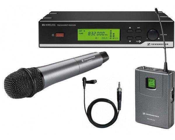 SENNHEISER XSW35 12A RADIOMICROFONO COMBO PALMARE + LAVALIER ME-2 - TechSoundSystem.com