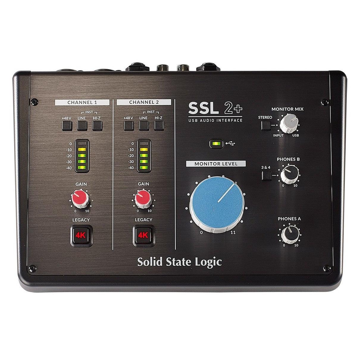 SOLID STATE LOGIC SSL2+ AUDIO INTERFACE INTERFACCIA AUDIO 2 IN 4 OUT - TechSoundSystem.com