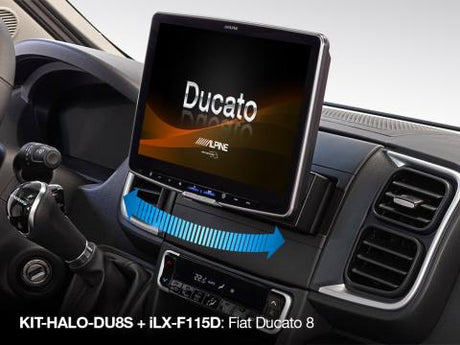 Alpine ILX-F115DU8S Autoradio per Fiat Ducato 8 SWIVEL 1 DIN schermo 11" capacitivo orientabile - TechSoundSystem.com