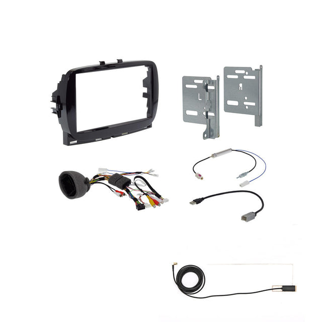 Alpine KIT-500MCA-UART Kit di installazione per MONITOR Alpine UART Fiat 500 dal 2014 con VP1 e VP2 - TechSoundSystem.com