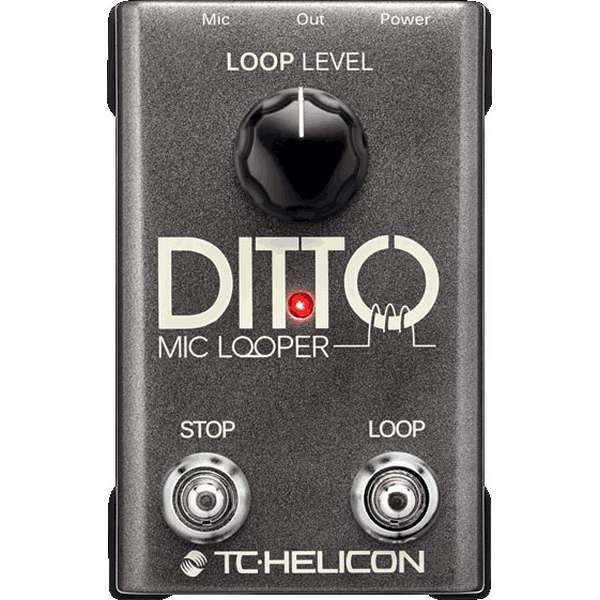 TC HELICON DITTO MIC LOOPER EFFETTO LOOPER A PEDALE PER VOCE