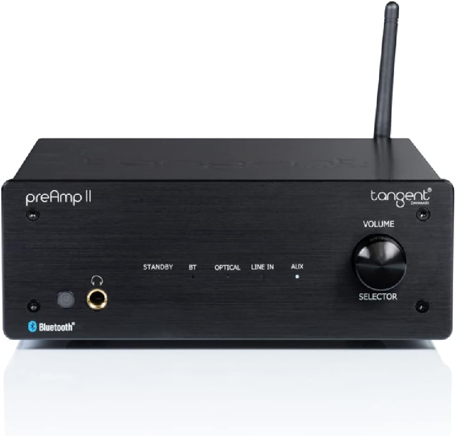 Tangent Pre Ampster II preamplificatore compatto - ingressi Bluetooth Aptx, Toslink ottico - TechSoundSystem.com